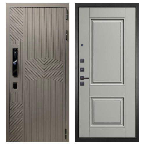 Гранит Смарт Нанорельеф, панель 068 Две филенки силк маус 12 мм