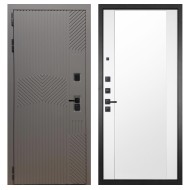 Гранит Нанорельеф, панель 024 зеркало Макси белый матовый 16 мм