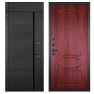 Гранит Пиано Черная с фрамугой, панель 005 Итальянский орех 6 мм