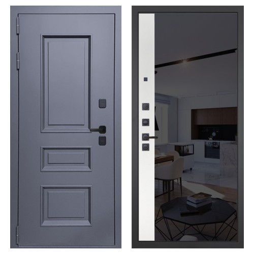 Гранит Сибирь, панель 091 зеркало макси бок тонированное черное 10 мм