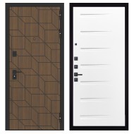 Гранит Плэй, панель 081 Белый Горизонт 10 мм