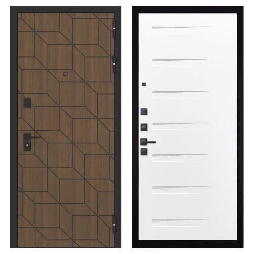 Гранит Плэй, панель 081 Белый Горизонт 10 мм