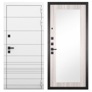 Гранит Роял белая NEW, панель 032 зеркало Сандал светлый 12 мм