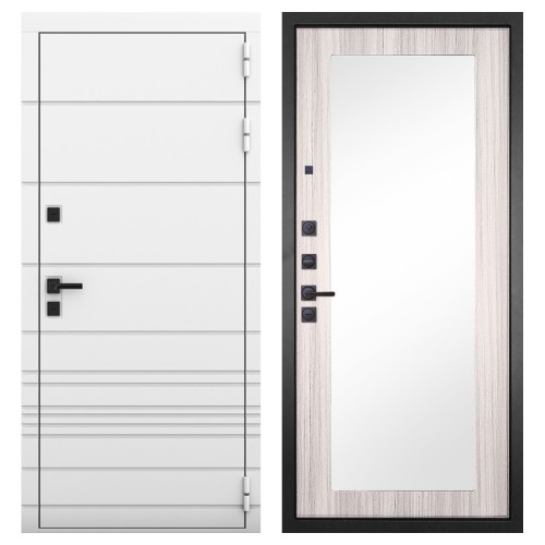 Гранит Роял белая NEW, панель 032 зеркало Сандал светлый 12 мм