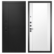 Гранит Симметрия, панель 024 зеркало Макси белый матовый 16 мм