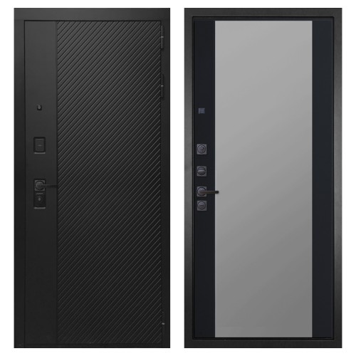 Гранит Симметрия, панель 074 зеркало фацет тонированное 16 мм