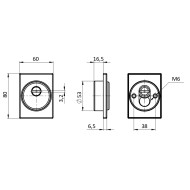 Броненакладка Fuaro (Фуаро) DEF.TRG/K.HEAVY.4286 BL-24 чёрный 