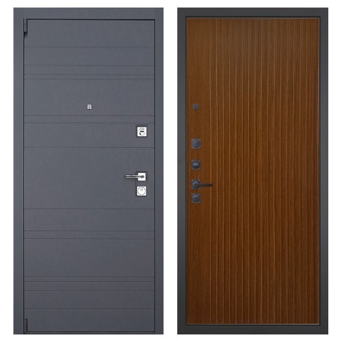 Гранит С62, панель 087 Дуб кантри темный с фрезеровкой 10 мм