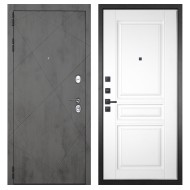 Гранит Дуэт, панель 018 Белый 16 мм