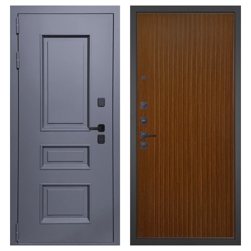 Гранит Сибирь, панель 087 Дуб кантри темный с фрезеровкой 10 мм