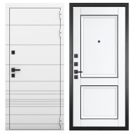 Гранит Роял белая NEW, панель 070 Две филенки с молдингом белый матовый 12 мм