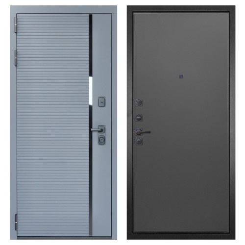 Гранит Роял белая, панель 077 графит нубук 12 мм