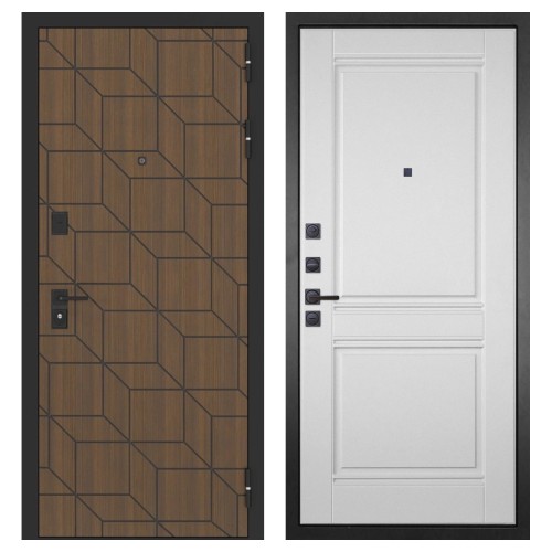 Гранит Плэй, панель 063 Роял Вуд белая со структурой 12 мм