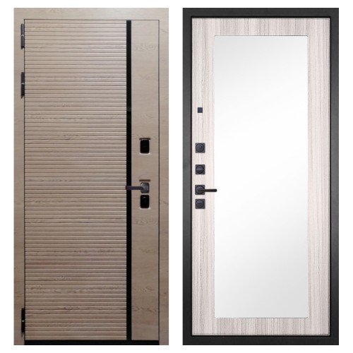 Гранит Пиано Эко, панель 032 зеркало Сандал светлый 12 мм