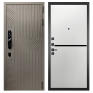 Гранит Смарт Нанорельеф, панель 073 горизонт белая 10 мм