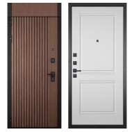 Гранит Шторм с фрамугой, панель 063 Роял Вуд белая со структурой 12 мм