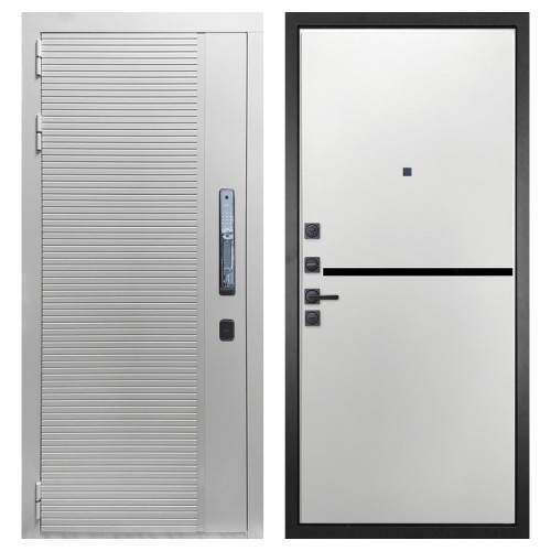 Гранит Пиано Смарт Белая, панель 073 горизонт белая 10 мм