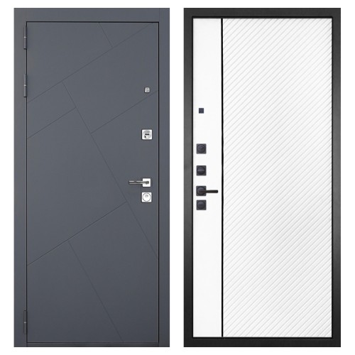 Гранит Ультра C3, панель 078 Белая матовая 12 мм