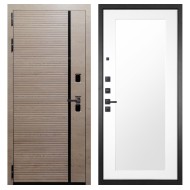 Гранит Пиано Эко, панель 010 зеркало Белый матовый 16 мм