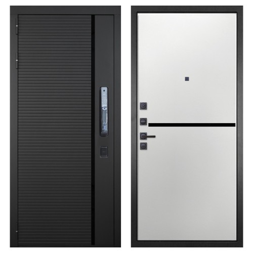 Гранит Пиано Смарт, панель 073 горизонт белая 10 мм