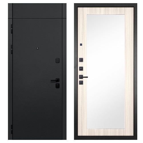 Гранит Горизонт с фрамугой, панель 026 зеркало Лиственница 10 мм