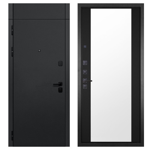 Гранит Горизонт с фрамугой, панель 071 зеркало Фацет 16 мм