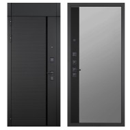 Гранит Пиано Черная с фрамугой, панель 084 зеркало макси бок тонированное 16 мм