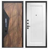 Гранит Континент Смарт, панель 040 одна филенка силк сноу 16 мм