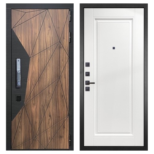 Гранит Континент Смарт, панель 040 одна филенка силк сноу 16 мм