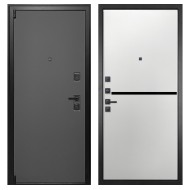 Гранит Лайт Графит, панель 073 горизонт белая 10 мм