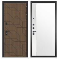 Гранит Плэй, панель 075 зеркало макси бок белое 16 мм