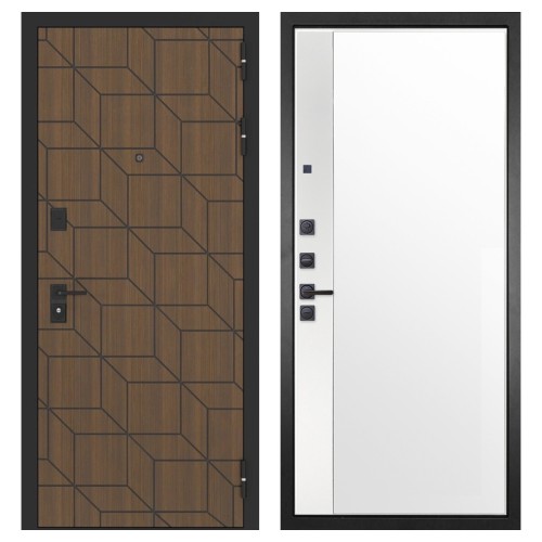 Гранит Плэй, панель 075 зеркало макси бок белое 16 мм