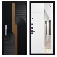 Гранит Смарт Люкс, панель 083 Белый софт зеркало 10 мм