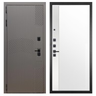 Гранит Нанорельеф, панель 075 зеркало макси бок белое 16 мм