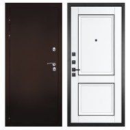 Гранит Терморазрыв, панель 070 Две филенки с молдингом белый матовый 12 мм