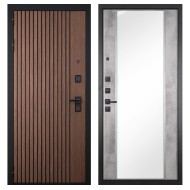 Гранит Шторм, панель 051 зеркало Бетон светлый 16 мм