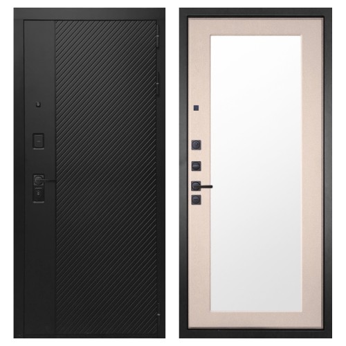 Гранит Симметрия, панель 014 зеркало Капучино 16 мм