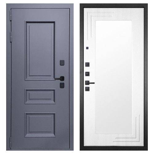 Гранит Сибирь, панель 019 зеркало Белый ясень 16 мм