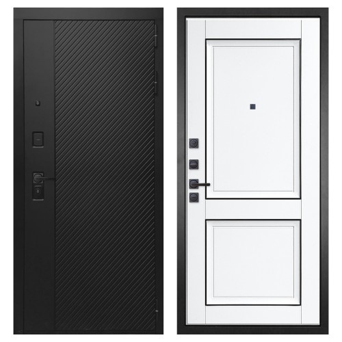 Гранит Симметрия, панель 070 Две филенки с молдингом белый матовый 12 мм