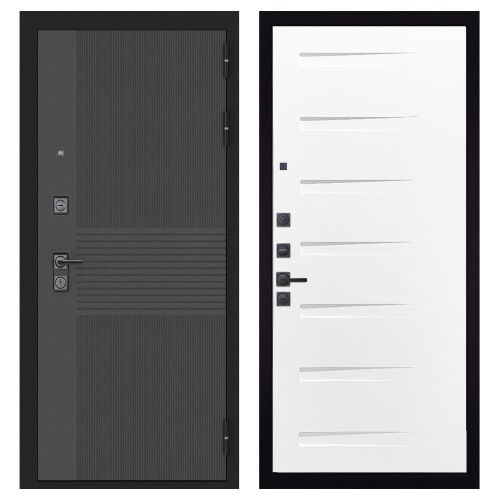 Гранит Гранж, панель 081 Белый Горизонт 10 мм