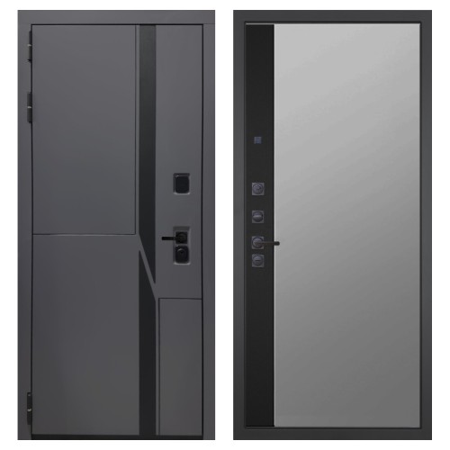 Гранит НаноБлэк лайн, панель 084 зеркало макси бок тонированное 16 мм