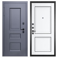 Гранит Сибирь, панель 070 Две филенки с молдингом белый матовый 12 мм