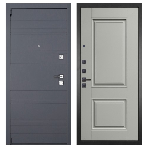 Гранит С45, панель 068 Две филенки силк маус 12 мм