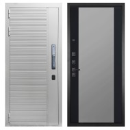 Гранит Пиано Смарт Белая, панель 074 зеркало фацет тонированное 16 мм