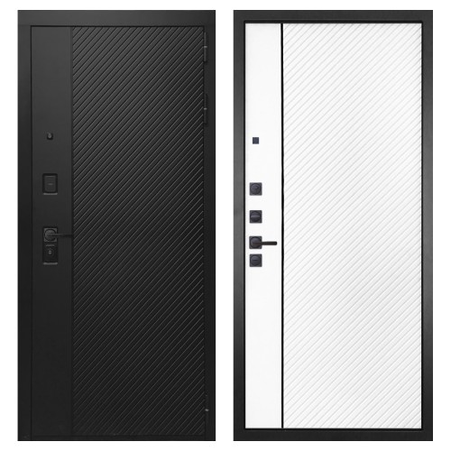 Гранит Симметрия, панель 078 Белая матовая 12 мм