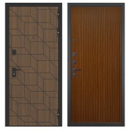 Гранит Плэй, панель 087 Дуб кантри темный с фрезеровкой 10 мм