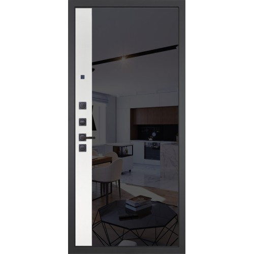 Гранит Эксклюзив, панель 091 зеркало макси бок тонированное черное 10 мм