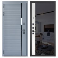 Гранит Пиано Серая, панель 091 зеркало макси бок тонированное черное 10 мм