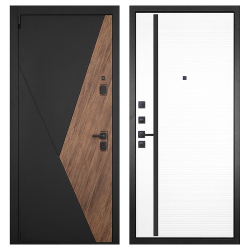 Гранит Геометрия, панель 053 Пиано белая 12 мм