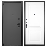 Гранит Лайт Графит, панель 035 Белая классика 12 мм